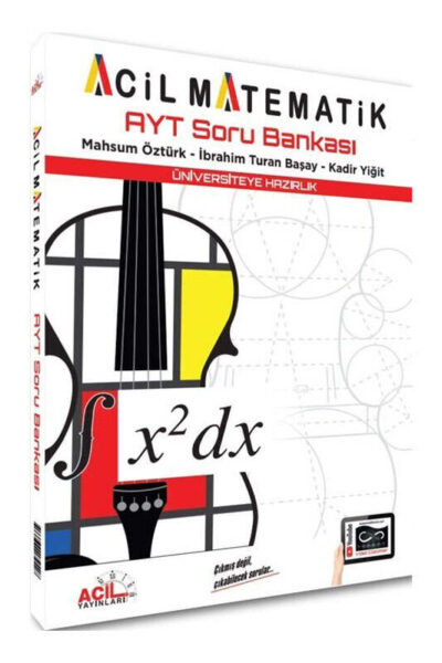 9786257134408 Acil Yayınları, Matematik Kitabı, AYT Kitap, Soru Kitabı